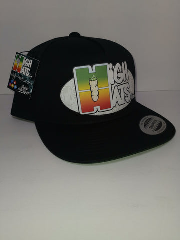 High-Hats.com Black Snap-back Cap