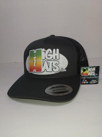 High-Hats.com Gray Classic Trucker Cap